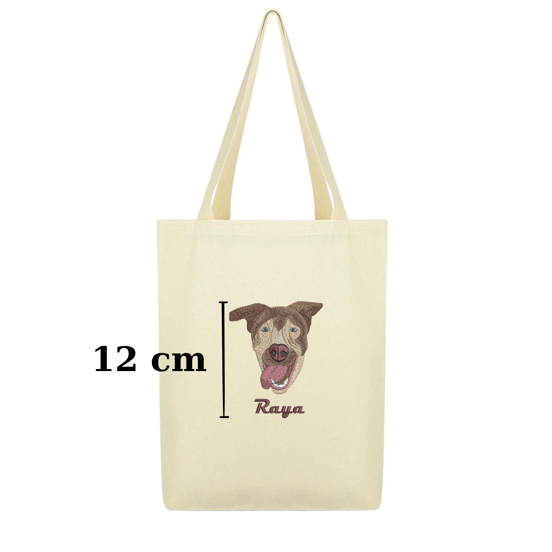 🐾 Pet Nakışlı Kanvas Çanta 🐶