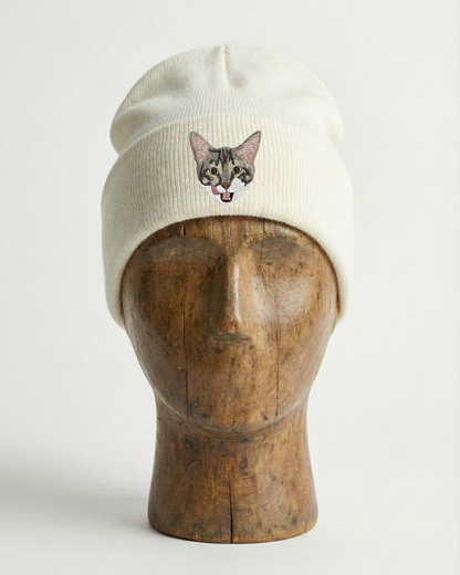 Kişiye Özel Evcil Hayvan Nakışlı Bere – Fotoğrafınızdan Özel Tasarım Kışlık Bere