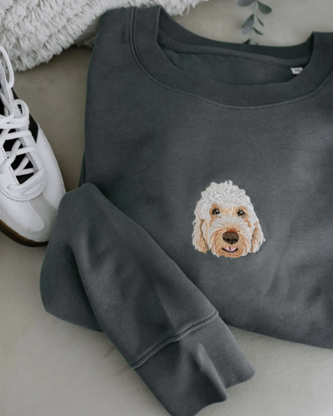 Sweatshirt (Kapşonsuz) - Kişiye Özel Nakış Evcil Hayvan 🐶🐈