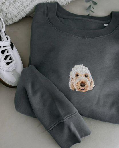 Sweatshirt (Kapşonsuz) - Kişiye Özel Nakış Evcil Hayvan 🐶🐈