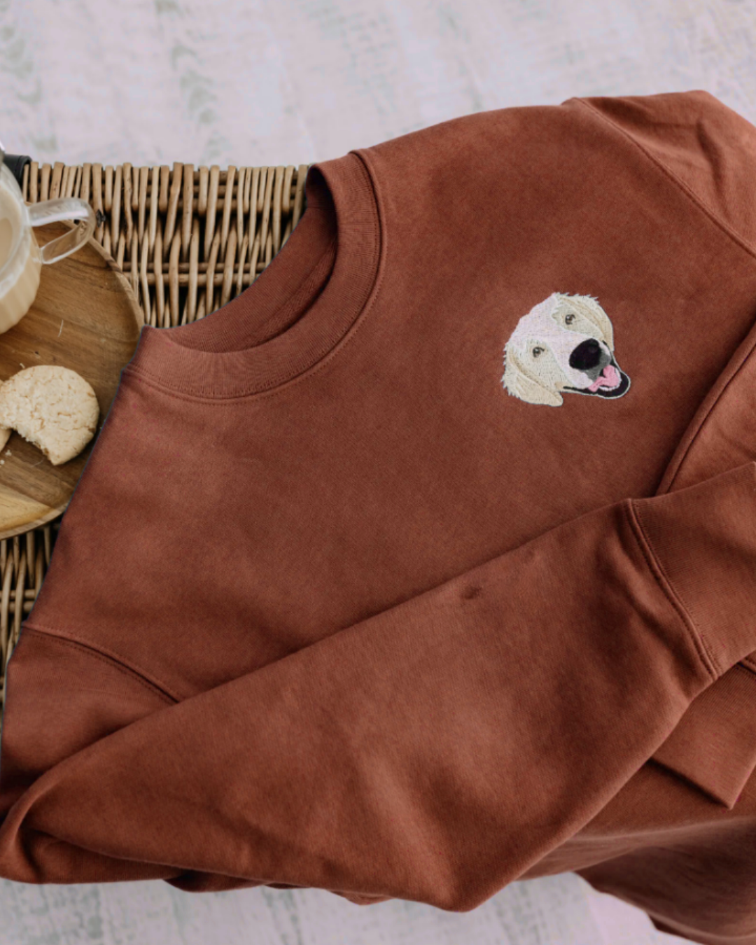 Sweatshirt (Kapşonsuz) - Kişiye Özel Nakış Evcil Hayvan 🐶🐈