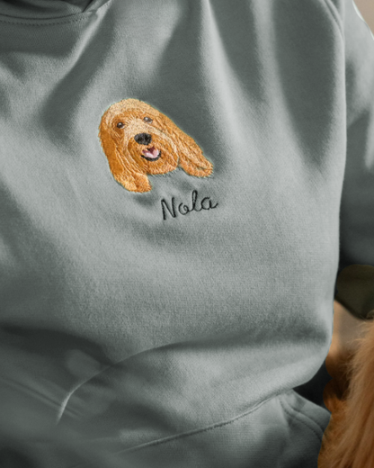 Hoodie (Kapşonlu) - Kişiye Özel Nakış Evcil Hayvan 🐶🐈