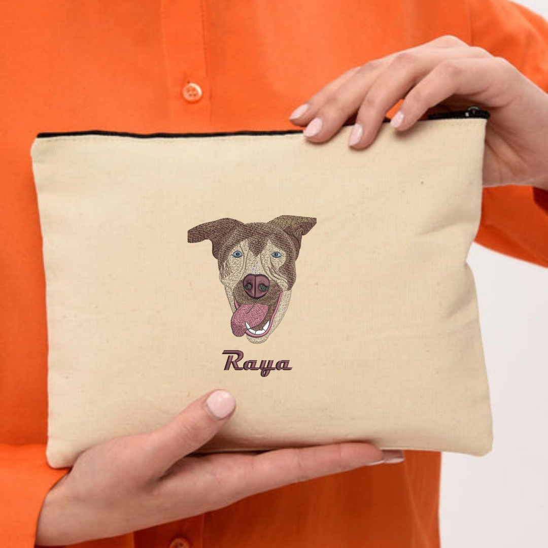 🐾 Pet Nakışlı Kanvas Çanta 🐶