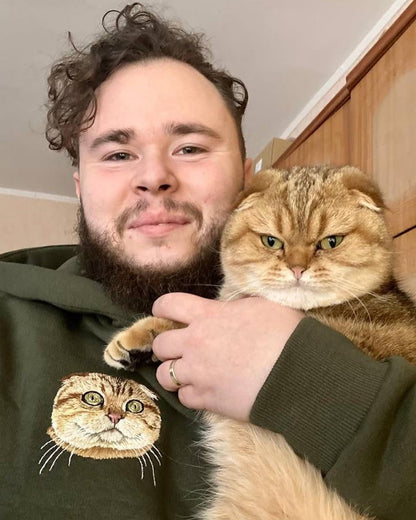 Hoodie (Kapşonlu) - Kişiye Özel Nakış Evcil Hayvan 🐶🐈