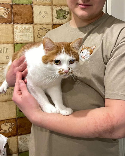 T-shirt - Kişiye Özel Nakış Evcil Hayvan 🐶🐈