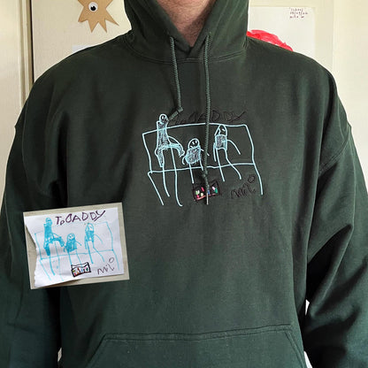 Çocuğunuzun Hayal Gücü Üzerinizde - Çizimden Nakışa Özel Kıyafet 👶🖍️